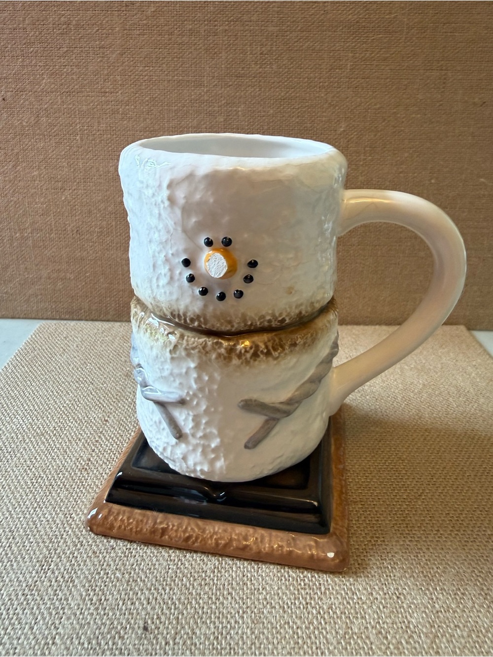 The Midwest of Cannon Falls White Ceramic Snowman Coffee Mug